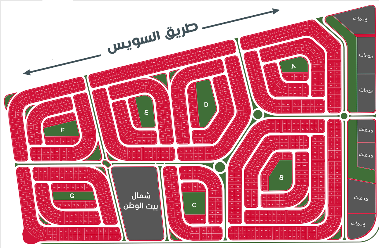قطعة ارض بالنورس هاوس D116